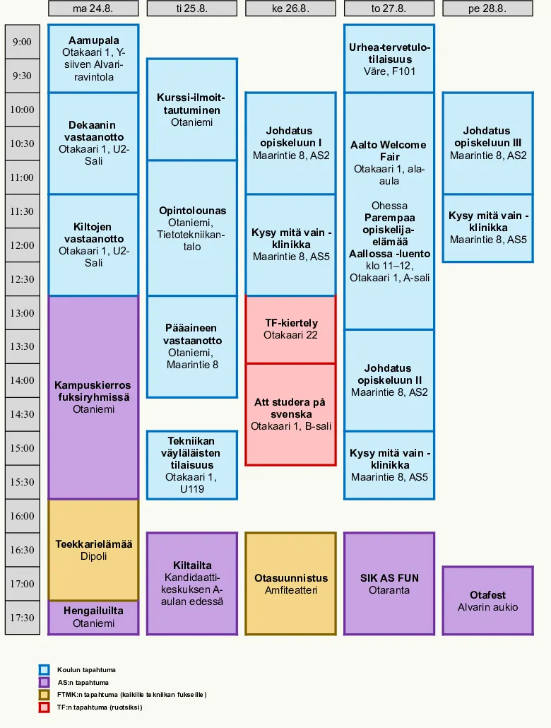 timetable